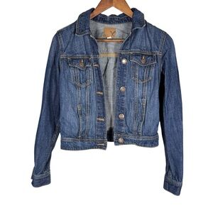 American Eagle Outfitters Blue Jean Jacket Size XS Medium Wash